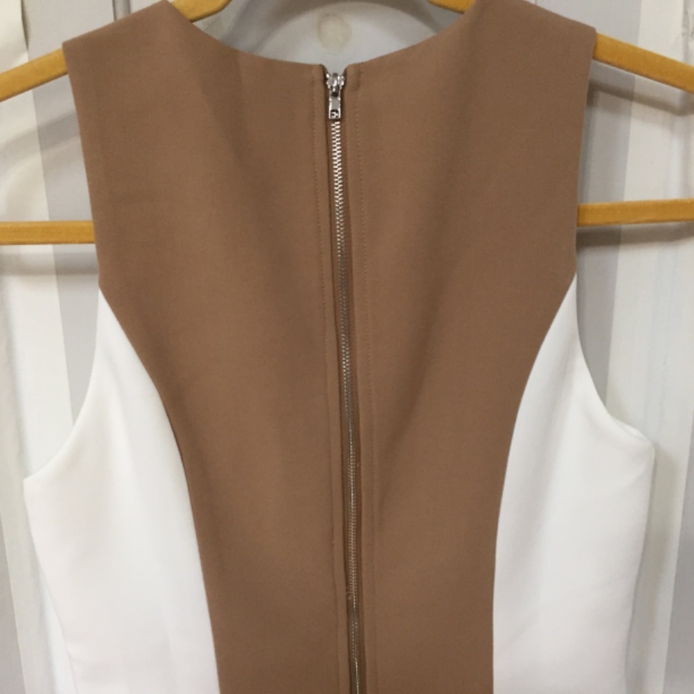 Anthropologie Flay White Brown and White Crop Top - Picture 15 of 16